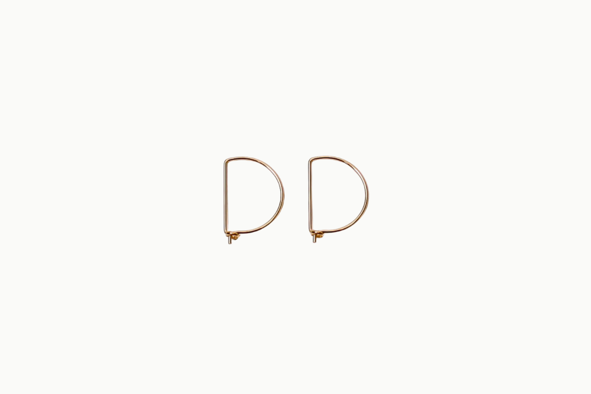 Beading hoop oorbel – 14/20 Gold Filled – 13 x 16 mm – 1 paar
