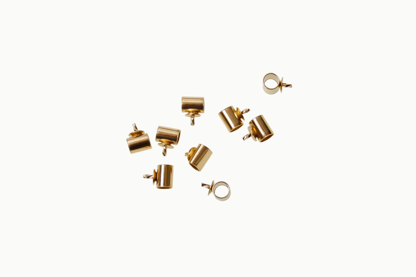 Buisje met kraalkap en stift – 14/20 Gold Filled