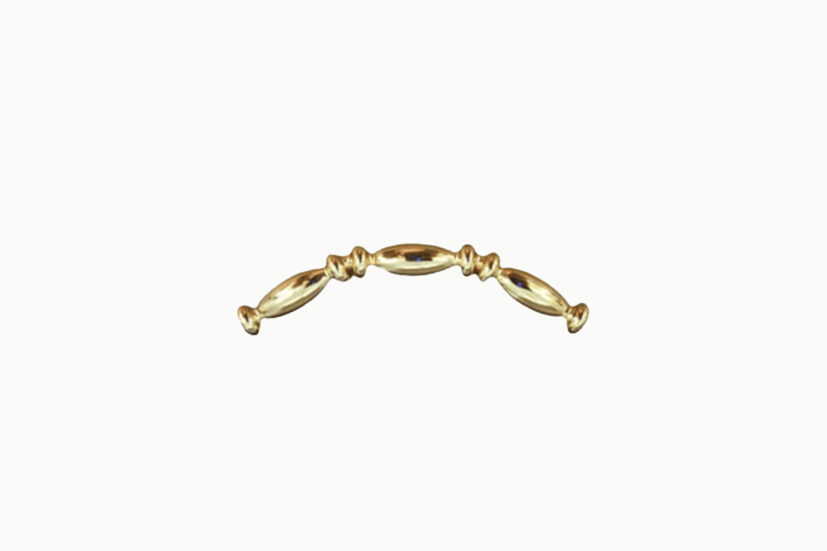 Fantasie buiskraal gebogen – 14/20 Gold Filled – 4 x 37 mm