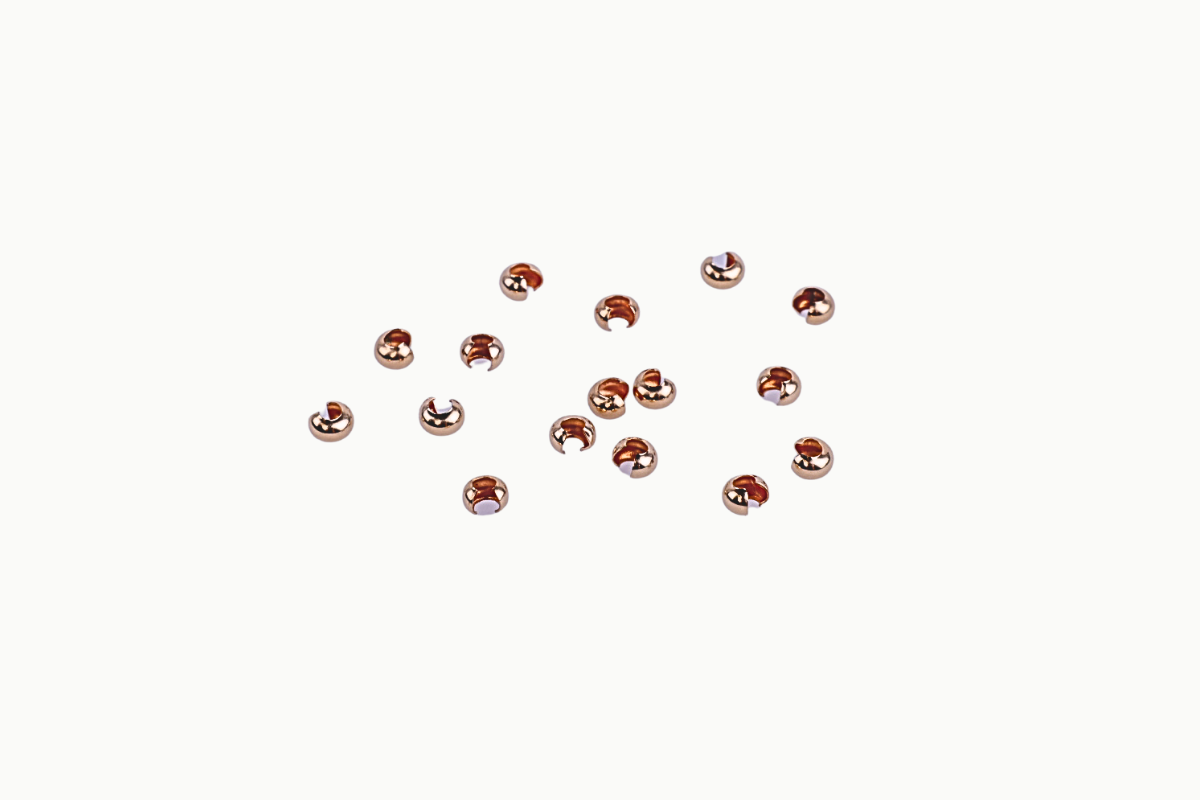 Gold filled kalot knijpkraal verberger 14/20 voor nette afwerking