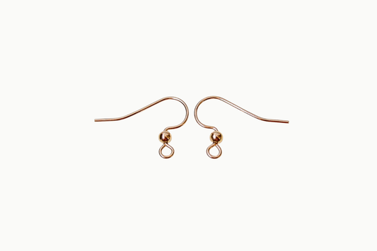 Oorhaken met bolletje – 14/20 Gold Filled – 3 mm – 1 paar