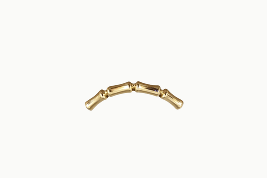 Bamboo buiskraal gebogen – 14/20 Gold Filled – 5,3 x 39 mm