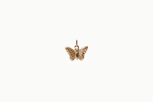 Vlinder bedel – 14/20 Gold Filled – 12 × 8 mm