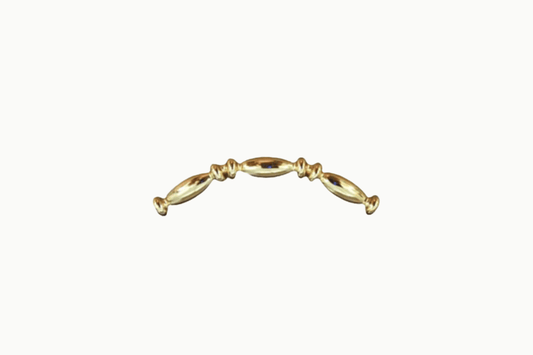 Fantasie buiskraal gebogen – 14/20 Gold Filled – 4 x 37 mm