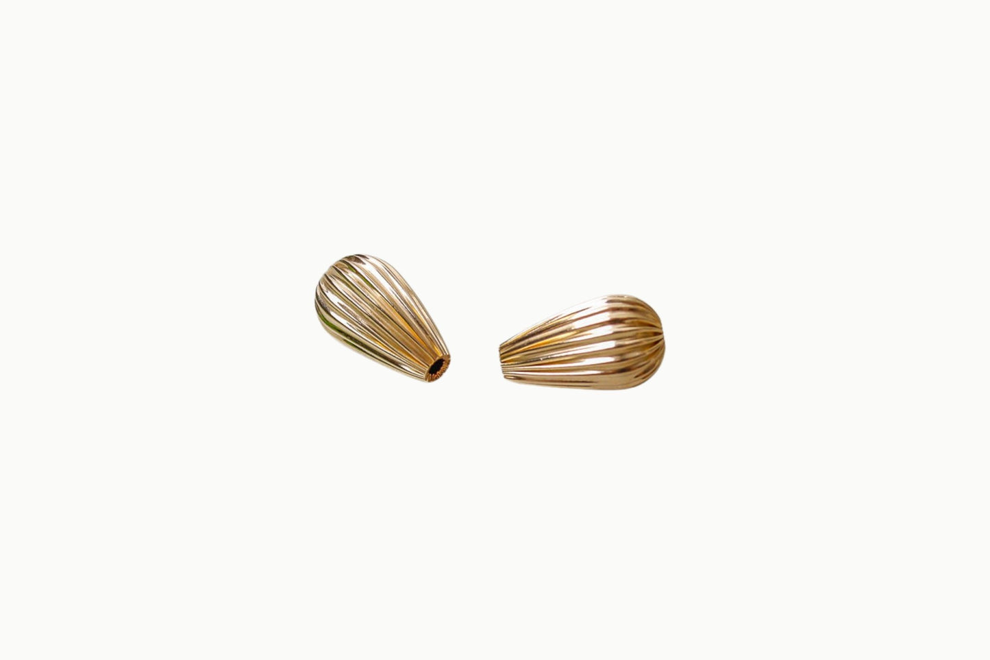 Druppelkraal met plooi – 14/20 Gold Filled – div. afm.
