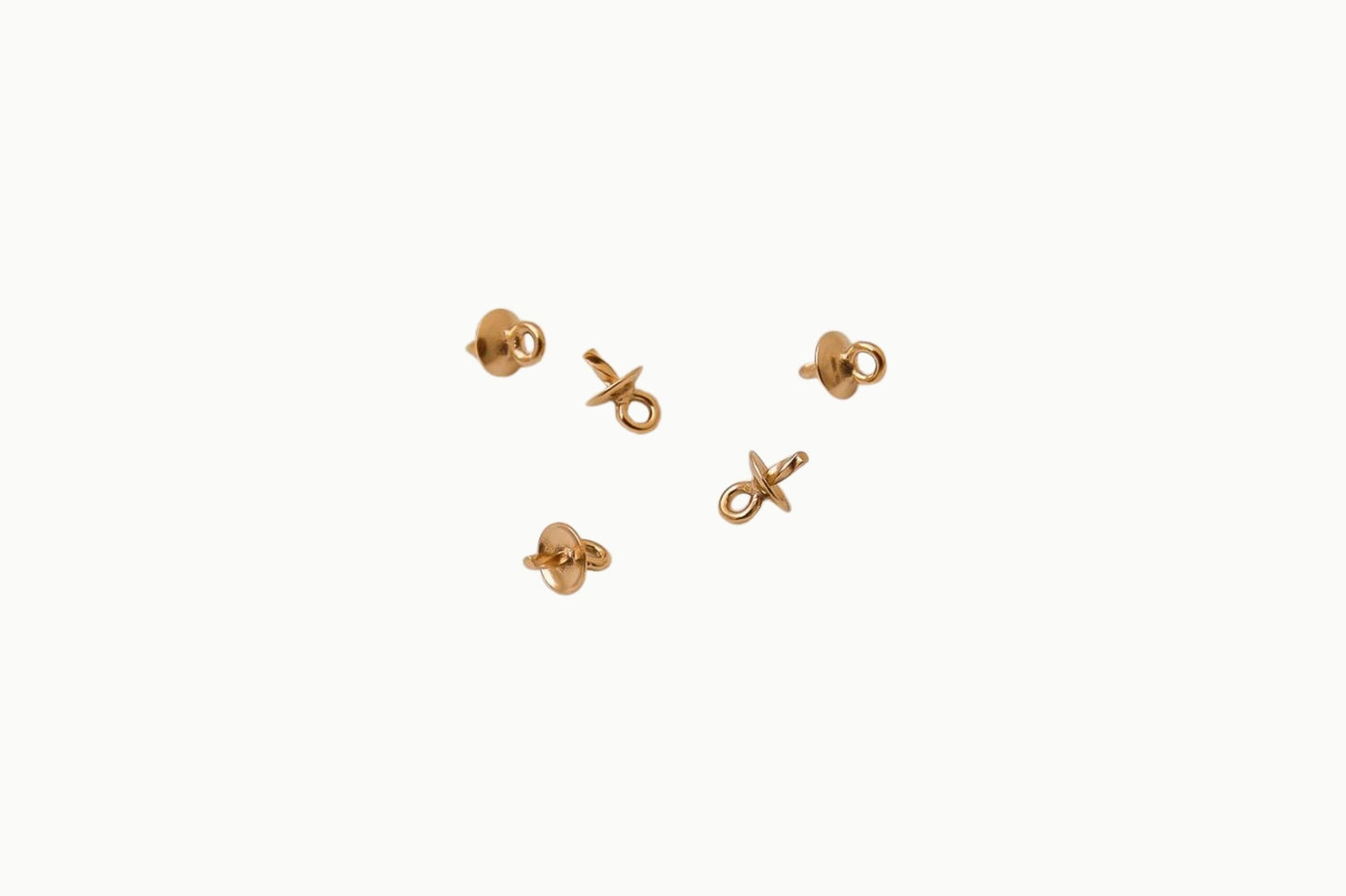 Kraalkap met stift en oog – 14/20 Gold Filled