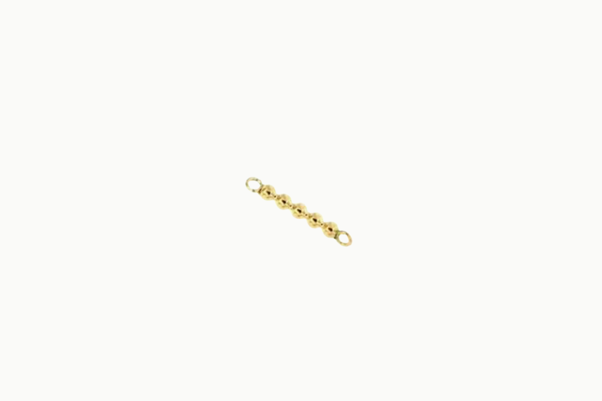 Kralen connector – 14/20 Gold Filled – div. afm.