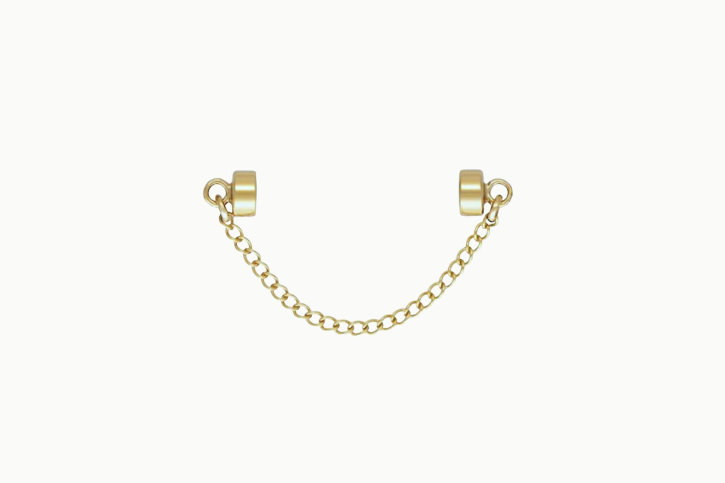 Magneetsluiting met veiligheidsketting – 14/20 Gold Filled – 40 mm