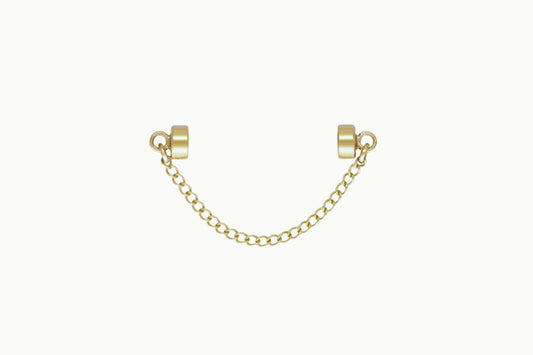Magneetsluiting met veiligheidsketting – 14/20 Gold Filled – 40 mm