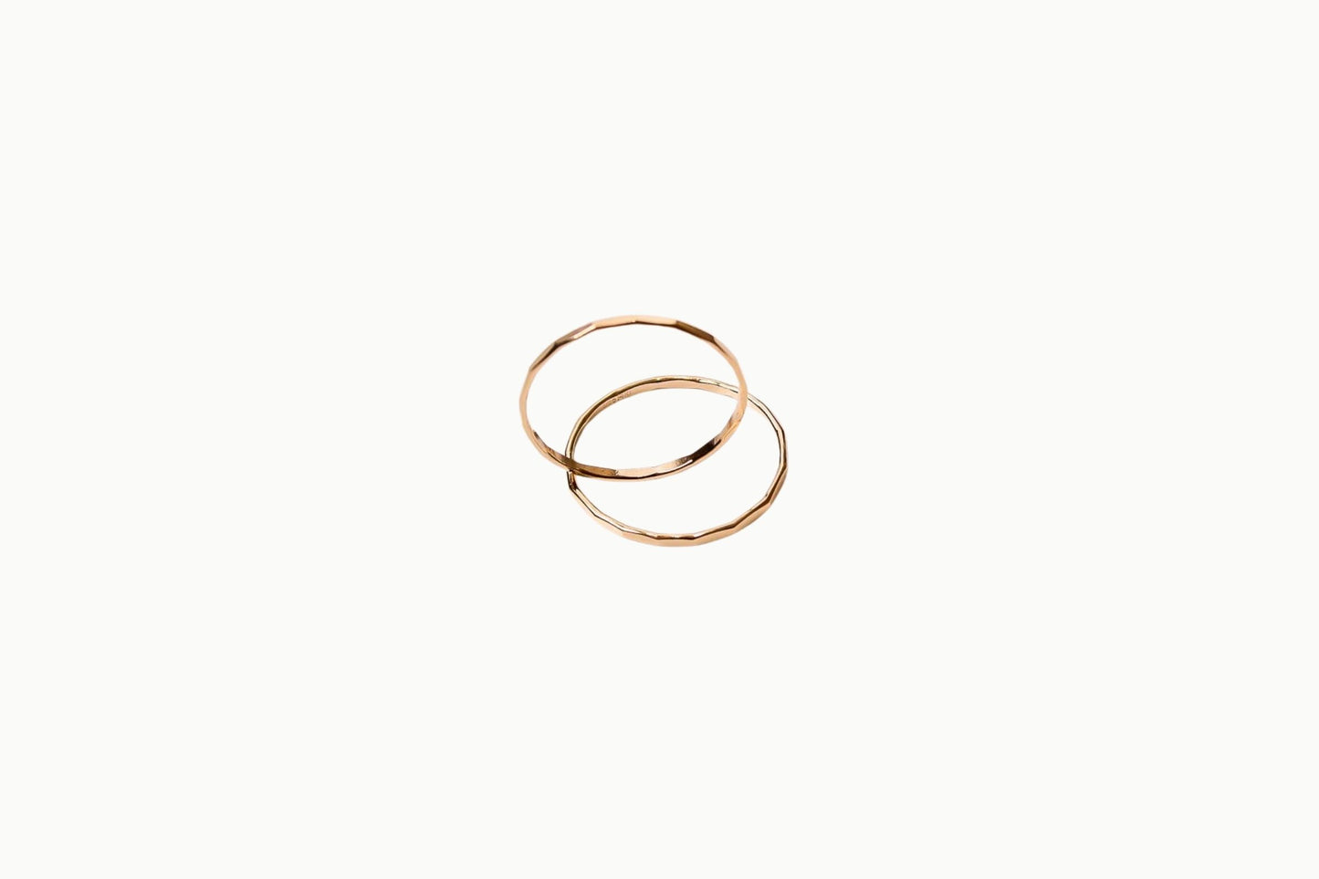 Gehamerde ring – 14/20 Gold Filled – div. maten
