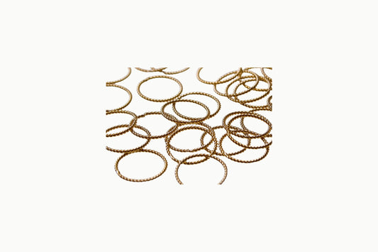 Ring twisted – 14/20 Gold Filled – 10 mm