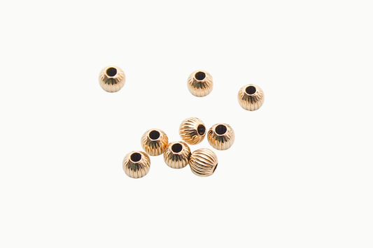 Plooikralen gold filled 14/20 met structuur voor sieraden