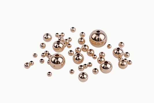 Gouden gold filled kralen met klein rijggat 14/20 voor fijne sieraden