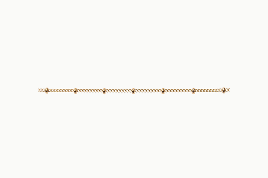 Gold filled satelliet ketting 14/20 met kleine bolletjes