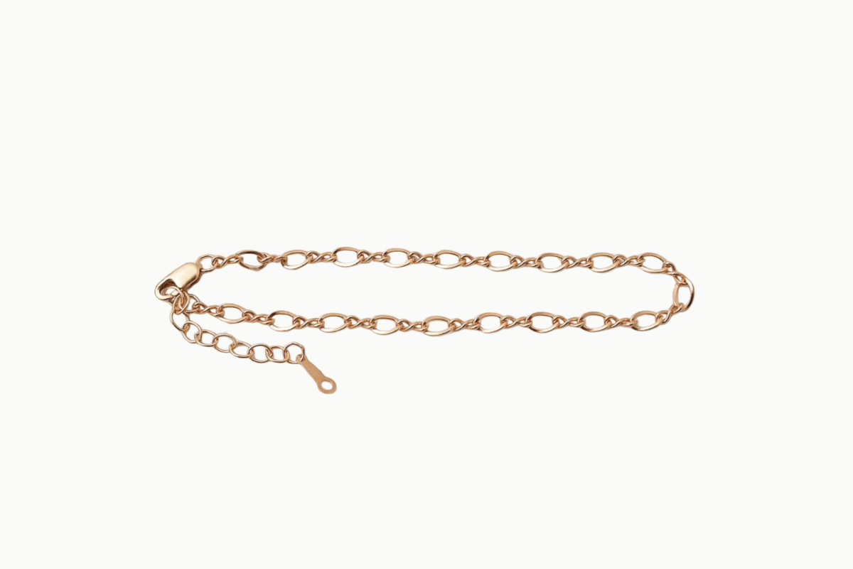 Gold filled schakelarmband 14/20 van 19.5 cm
