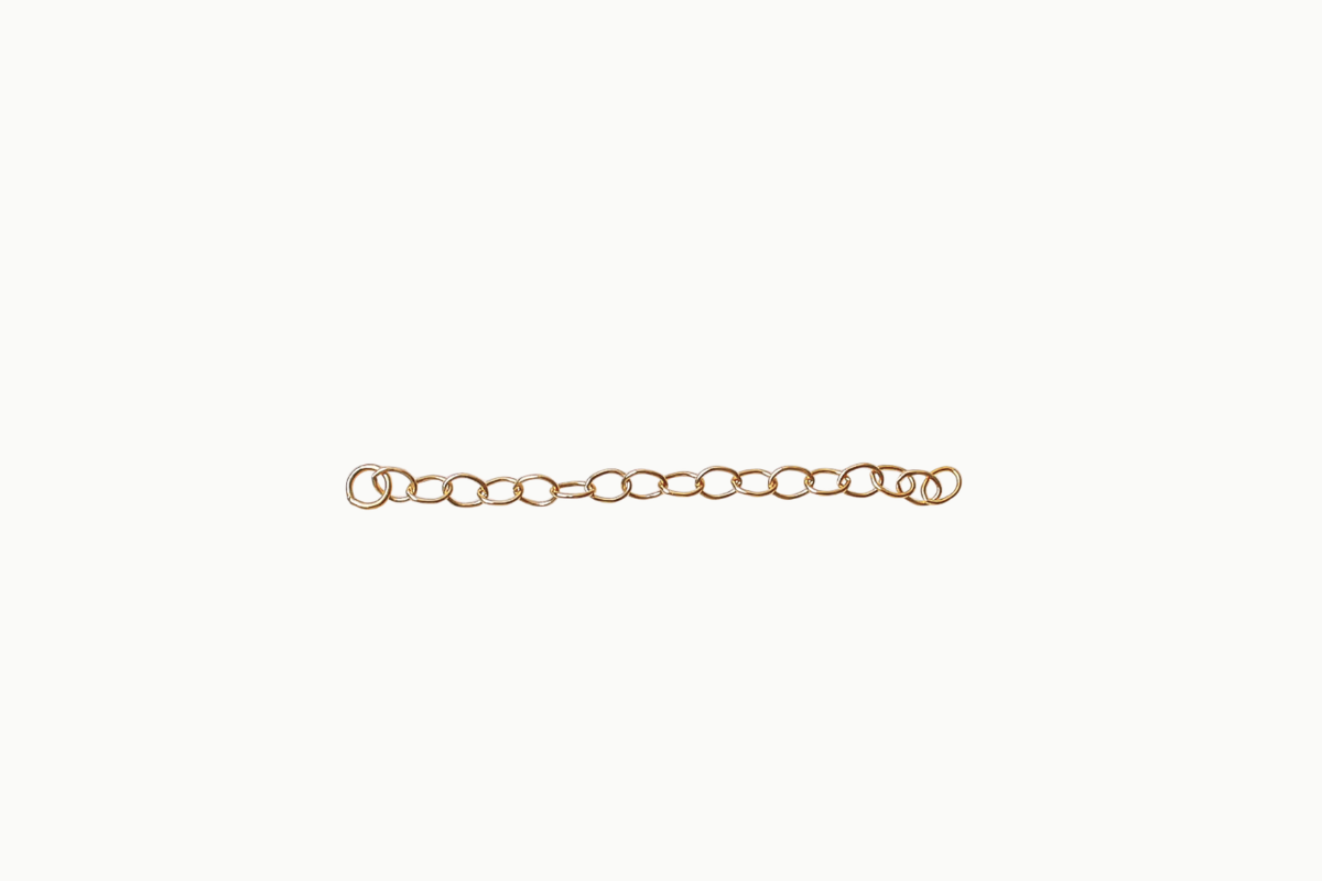 Gold filled verlengkettinkje 14/20 van 5 cm